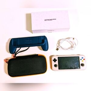 Retroid Pocket 3+ Plus Emulation Gaming Handheld Console - 128GB w/ Accessories